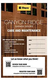 Canyon Ridge Collection Care and Maintenance JPG 1 1