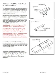 Handle Installation for Modern Series JPG