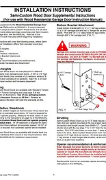Semi Custom Wood Door Supplemental Instructions JPG